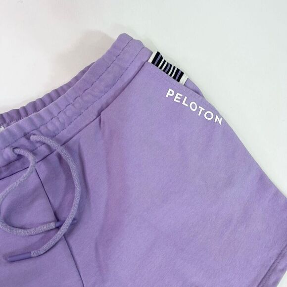 Peloton Shorts Womens Extra Large Light Purple Solid Drawstrings Sporty Short - Picture 2 of 9